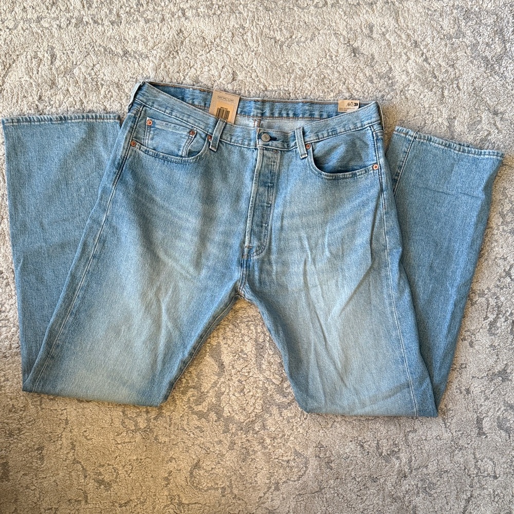 Levi's Men's Straight Jeans in Sky Blue